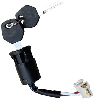 Interruttore Chiave Accensione Blocco Interruttore Di Avviamento A Chiave Per Auto Elettrica, Giocattolo Per, 6V 12V, Universale Per Bambini(B)