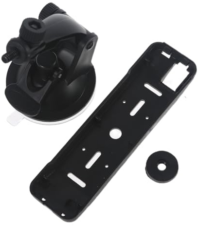 MURYE ABS Panel Holder with Adjustable Suction Base Bracket for FT-7800 7900 100D 100DR Mobile Radio Brackets for Shelves Wall Mount Bracket Ceiling Curtain Rod and Wire Wood