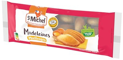 ST MICHEL - Madeleines Moelleuses et Authentiques - Format Familial - Le sachet de 800G