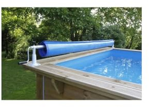 UBBINK Extra Enrouleur de baches pour piscine jusqua 5,5 m