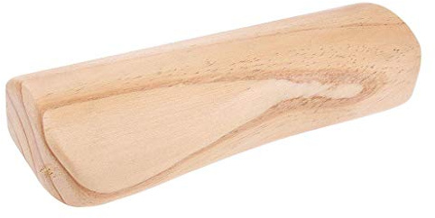 Tubayia Almohada de madera natural para yoga y meditación