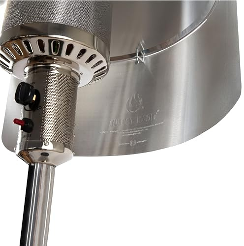 SWEET HEAT Patio Heater Reflector Shield 32 x 12 Directional Heat Deflector for Round-Top Gas Patio Heaters. Aerospace-Grade Aluminum, Rust-Proof, Wind-Resistant, Energy-Saving Heat Focusing Panel