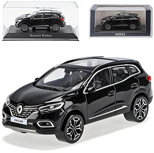 Norev Renautl Kadjar Schwarz Modell 2015-2022 Version Ab Facelift 2019 1/43 Modell Auto mit individiuellem Wunschkennzeichen