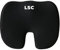 LSC Memory Foam Chair Cushion for Office Chair Ergonomic Seat Pad with Non-Slip Bottom Ideal for Desk Seat Car Gaming Chair and Wheelchair Use (Black)