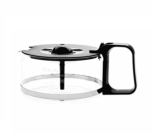 Barattolo di vetro a spirale Gray Swirl Glass Jar Compatible With Philips Filter Coffee Machine