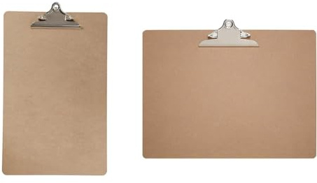 Klemmbrett, 265890 A3, 32 x 47 cm, Stärke 3mm, MDF, 1 Stück & MAUL Klemmbrett A3 MAULclassic | Schreibbrett aus Holz im DIN A3 Querformat