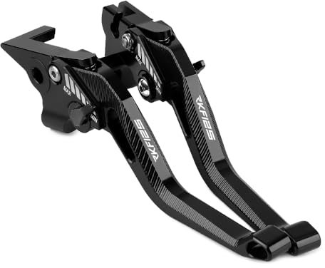 CXEPI Moto Leve Freno e Frizione in alluminio Regolabile Per Keeway RKF 125 RKF125 2018-2021 2022 2023,Nero