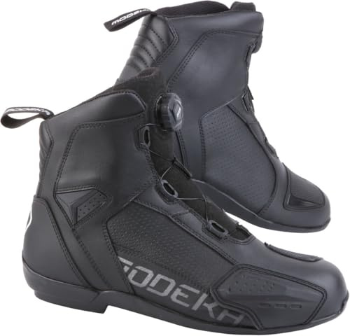Modeka Yko Motorrad Schuhe, schwarz, 45