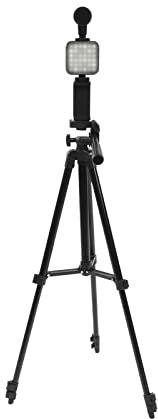 Fill Light, Photo Lights For Photography Photography Lighting Kit with Tripod Mic 6500K 360° Rotating Video Recording Equipment Kit Fill Light Tripod Set For Cameras and