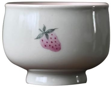 VEXDOSLE Tea Cup Pure Hand-Painted Large Home Study Office 125 Ml Ceramic Host Cup High Foot Tea Cup Tea Brewing Single Cup Tea Mug