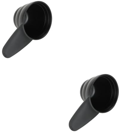 SHOWERORO 6pièces Cuillères Doseuses Plastique Pour Café Et Aliments Ustensiles De Cuisine Noir Mesure Précise Pour Poudres Et Liquides