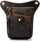 Motorrad Tasche Bauchtasche Leder Gürteltasche Wanderung Fanny Pack Herren Hüfttasche Wasserdicht Multifunktionale Oberschenkeltasche Taktische Beinbag Beinpack Für Wandern Camping Klettern(Stil 1)