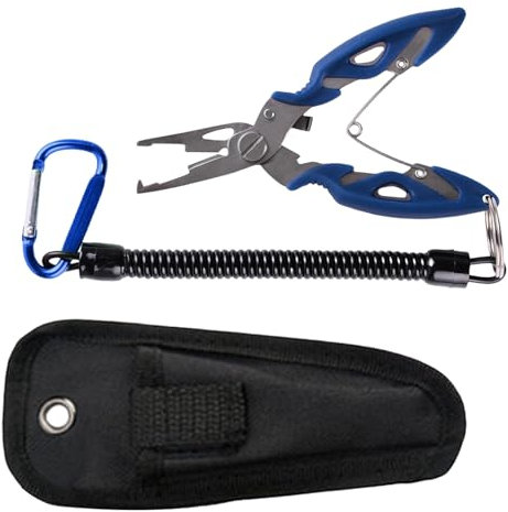 Lerpwige Angeln Zangen Multifunktionale Rostfreie Linie Mit Lanyard StainlessHook Remover Angeln Tackle Tool