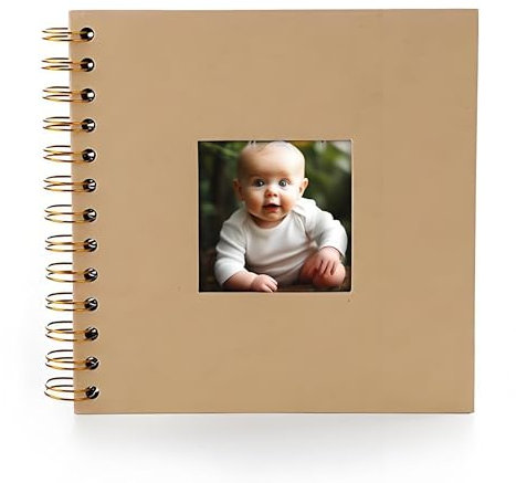 Fotoalbum, 20 Seiten Fotoalbum zum Selbstgestalten, Ringbuch Fotobuch zum Selbstgestalten Klein, Fotobücher DIY Scrapbook für Geburtstag, Abschlus, Valentinstag, Hochzeitstag