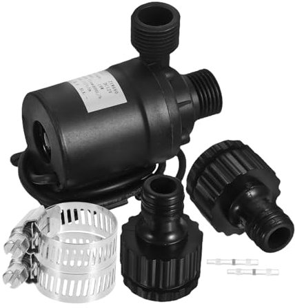 Yardwe Tauchpumpe Für Aquarien Keramikwelle 12 V Dc 800 L/h Teichpumpe Bürstenloser Motor Mini-wasserpumpe Für Aquarien Leises Kompaktes Design