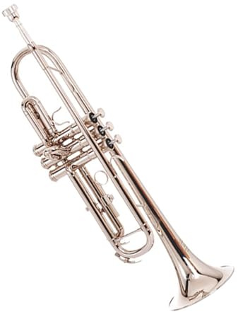 Anfänger Trompete Professionelles Musikinstrument für Erwachsene und Anfänger B-Trompete aus Neusilber
