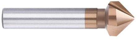 TiCN-beschichteter HSS-Bohrer, Fasenfräser, 3 Schneiden, Senkbohrer for die Metallbearbeitung, 90 Grad, 1 Stück(18mm)