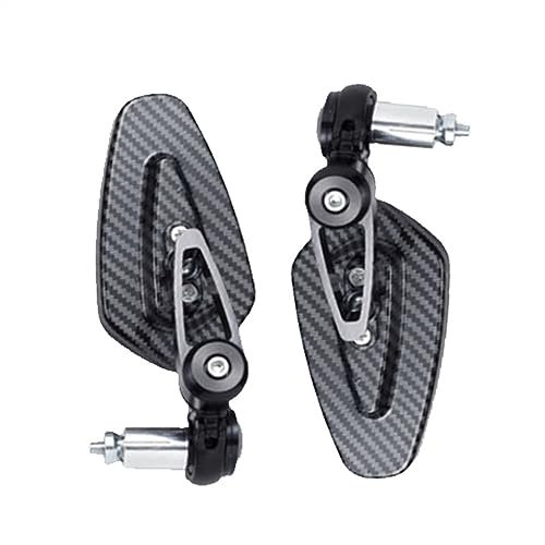 Motorrad Lenkerendenspiegel Für K&AWASAKI Für Z125 pro Für Z650 Für Z750 Für Z800 Für Z900 Für Z1000 Für ER6N Für ER6 7/8 22mm Motorradspiegel(2)
