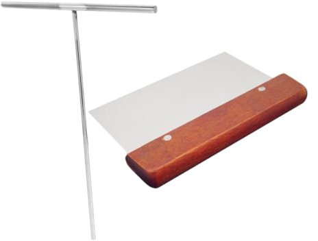 HAKIDZEL 1set Utensili Per Crepes Acciaio Inossidabile Spatola e Spreader Per Pancake Perfetti Per Crepes e Omelette Include Raschietto e Piastra Antiaderente Per Cucina Domestica e
