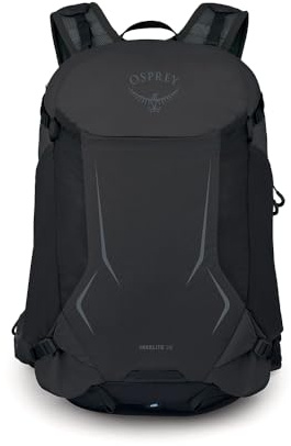Osprey Hikelite Unisex-Wanderrucksack, 28L, Raven Black