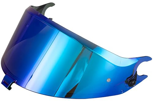 POIBNZ Motorradhelm Visier für Shark Spartan GT/GT PRO/Spartan RS, Getöntes Visier Motorrad Windschutz Helm Objektiv Visier, Motorradhelmgläser Zubehör Helm-Gesichtsschutz,D Blue