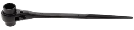 ZEPFJHE Heat Treated Steel Ratchets Spanner Wrench Suitable for Efficient Bolts Fastening in Workshops Scaffolding Repair Work Garage Workshop Tool