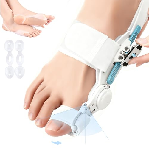 Vutlace Bunion Corrector for Women & Men, 2025 Upgraded Big Toe Straightener, Adjustable Bunion Splint Suitable for Left/Right Feet Bunion(1PCS)