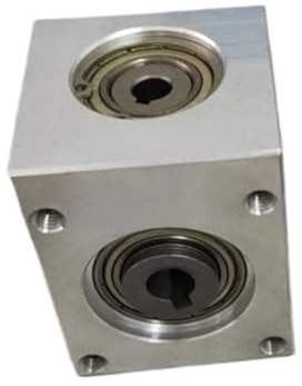 Konisk växellåda Växellåda, mekanisk styrning 1 st 1:1 transmission 8 mm kilspårhål Mikroaluminiumreducerare,5 modul 20 tänder Spiralkommutatorriktning