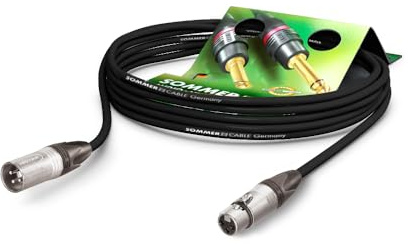 SommerCable Mikrofonkabel 3m - SC-Primus, 2 x 0,50 mm² | XLR/XLR, NEUTRIK