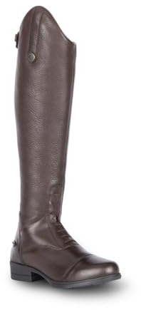 Shires Moretta Gianna vuxna läder ridstövlar - svart, Brown, 38.5 EU Bred