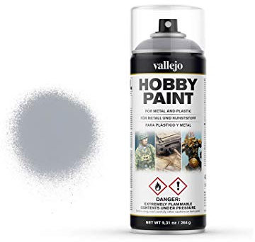 AV Vallejo Hobby Spray Paint 28021 Silver (400ml)