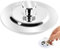 Jiayaus Bath Plug - Stainless Steel Push Type, Kitchen & Bathtub Sink Plug, Easy to Remove with Handle