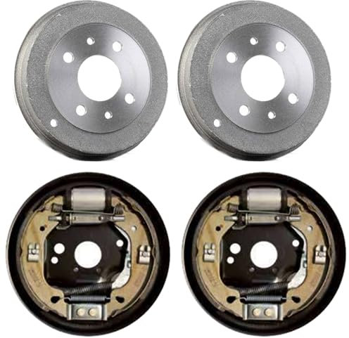 KIT MASSE FRENANTI COMPLETE DI TAMBURI FRENO PER FIAT QUBO DA 2008>2017