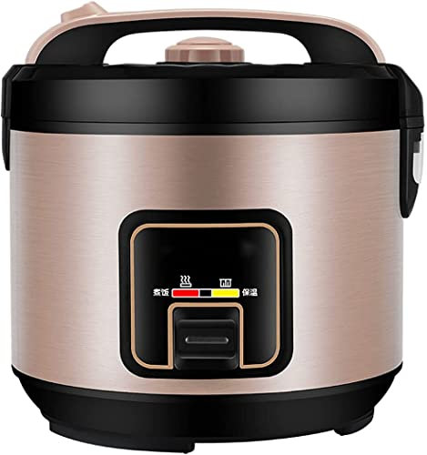 SilteD Cuociriso e vaporiera con pentola antiaderente rimovibile Cottura one-touch Funzione di mantenimento in caldo per zuppe, stufati, cereali e farina d'avena, 2L