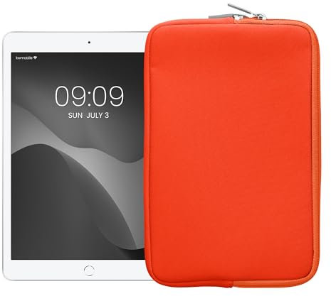 kwmobile Cover Tablet Compatibile con 8-8,4 Tablet - Custodia eReader Universale - Copertina Protettiva in Neoprene Arancione