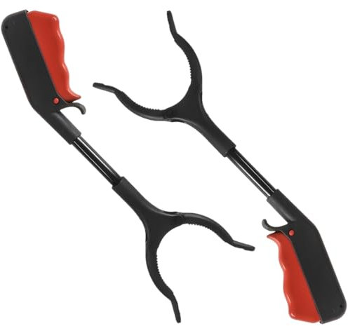 IKOPFLN 2 PCS Raccogli Immondizia Pinza, 28 CM Pinza per Rifiuti, Pinza raccogli oggetti, Pinze, Pieghevole Pinza Telescopica