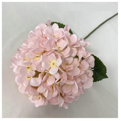 Flores Artificiales Hortensias 5 piezas de 40 cm de hortensias artificiales azules, ramas de hortensias artificiales, decoración, ramo de boda, flores de seda for decoración de fiestas en el hogar Peo