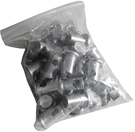 Bulloni di sicurezza premium in acciaio inox, 12 x 8 mm, 20 pezzi