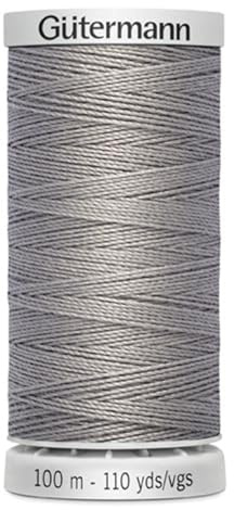 Gütermann Garn M782 Extra Stark Nähgarn Polyester 100m Nähmaschinengarn für alle stark beanspruchten Nähte (040 stahlgrau)