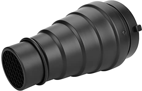 Qukaim Snoot pettine griglia fascio di luce, Bowens Mount filtro per studio stroboscopico flash, fotografia Accory, leggero, facile da usare