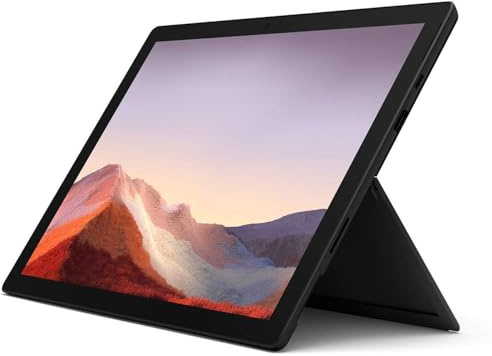 Microsoft Surface Pro 7 Ordinateur Portable Tactile 12.3 (2736x1824) Intel Core i5-1035G4, 8 Go de RAM, SSD 256 Go, Noir, Windows 11 Pro (Reconditionné)