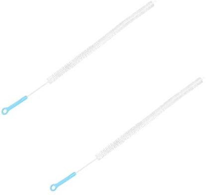 Toddmomy 2 piezas Herramienta Flexible para Destapar Tuberías Cepillo de Drenaje para Cocina y Baño para Limpieza Eficaz de Alcantarillado y Fregaderos Plástico Ecológico Resistente