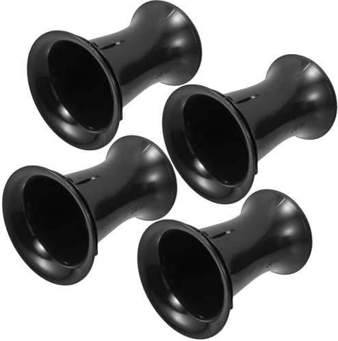 BAZEITFLOW Tubi di Sfiato Bass Reflex per Subwoofer 4 Pezzi 80mm X 110mm, Accessori per Altoparlanti Fai da Te, Controllo Flusso Aria e Miglioramento Audio per Casse Acustiche