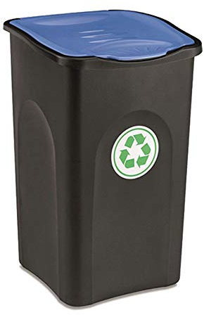 PATTUMIERA ECOGREEN 50LT NERO BLU