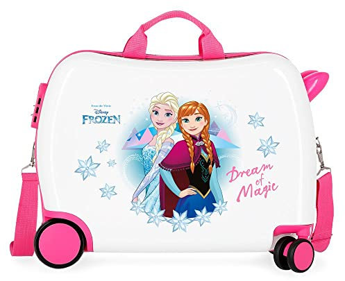 Disney Frozen Die Eiskönigin Dream of Magic Kinder-Koffer Mehrfarbig 50x38x20 cms Hartschalen ABS Kombinationsschloss 34L 2,1Kgs 4 Räder Handgepäck