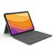 Logitech Combo Touch iPad Air (4th, 5th gen - 2020, 2022) Keyboard Case - Detachable Backlit Keyboard with Kickstand, Click-Anywhere Trackpad, Smart Connector, QWERTY UK/US Layout - Grey