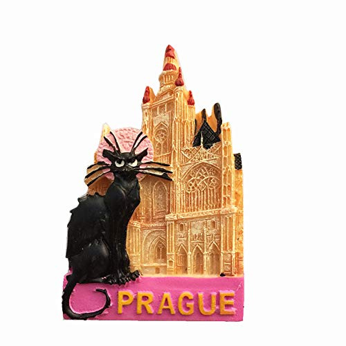 3D Prag Tschechische Kühlschrankmagnet Tourist Souvenir Geschenkkollektion Home Kitchen Decoration Magnet Sticker Prag Tschechische Kühlschrankmagnet