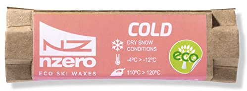 NZEROWAX – Bloc de Cire écologique, 50 g | Cire végétale Bio pour Le Ski, Le Snowboard | Conditions de Neige Froide