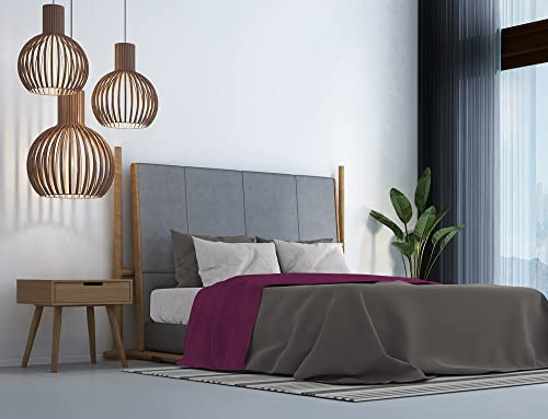 Snygg chic säng, Fuchsia, Dubbelrum