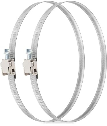 neverest® Profi Schlauchschellen 2 Set Edelstahl Rohrschellen 100mm